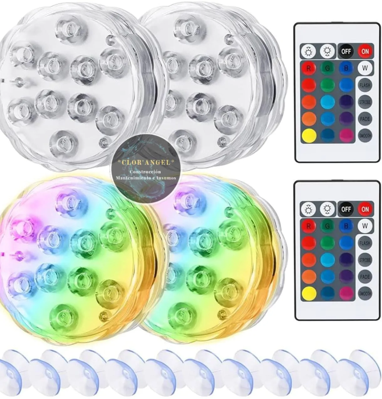 Luces recargables (pilas)